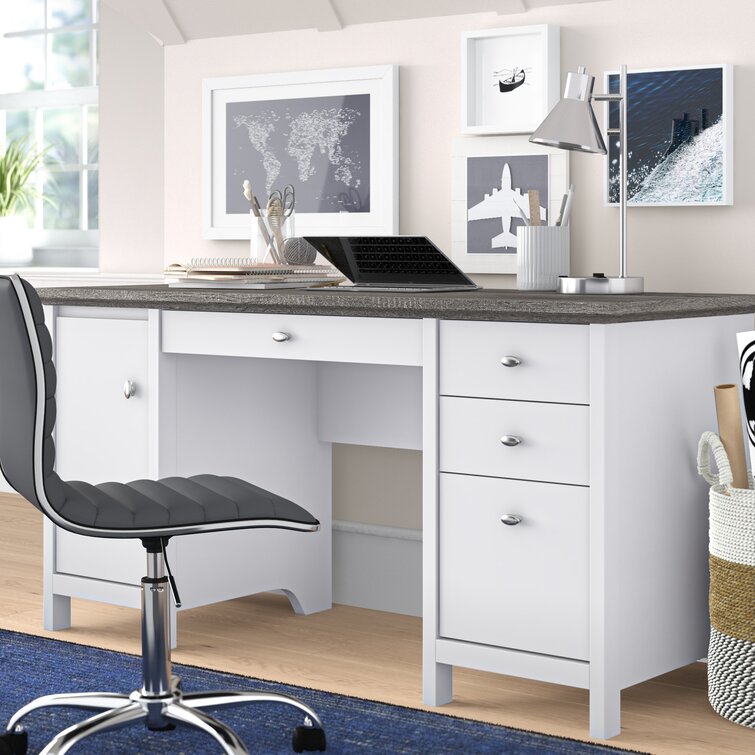 White desk with store drawers for sale